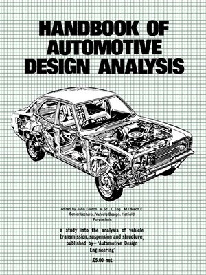 cover image of Handbook of Automotive Design Analysis
